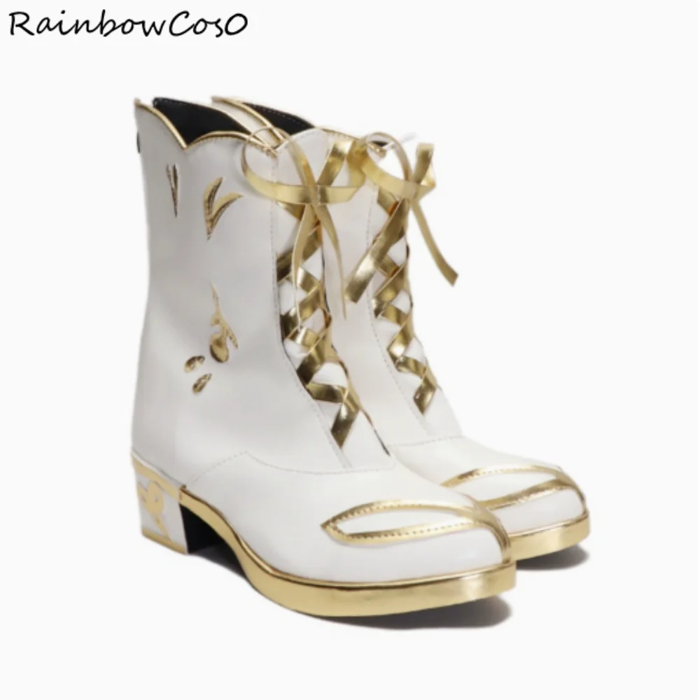 Tomoe hiyori Ran nagisa Ensemble étoiles Cosplay chaussures bottes jeu Anime fête Halloween RainbowCos0 W4747