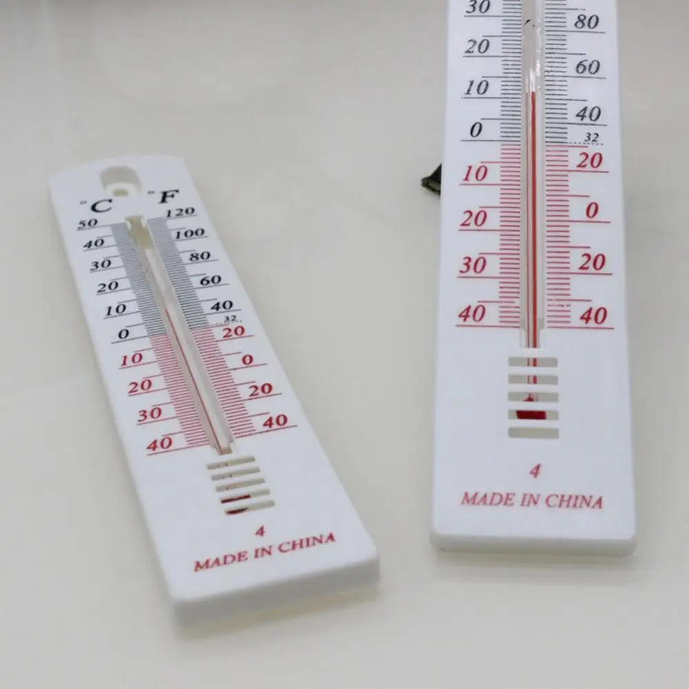 Wall Hanging Thermometer Household Thermometers Celsius Fahrenheit Temperature Reading Indoor Garden Greenhouse Thermometers