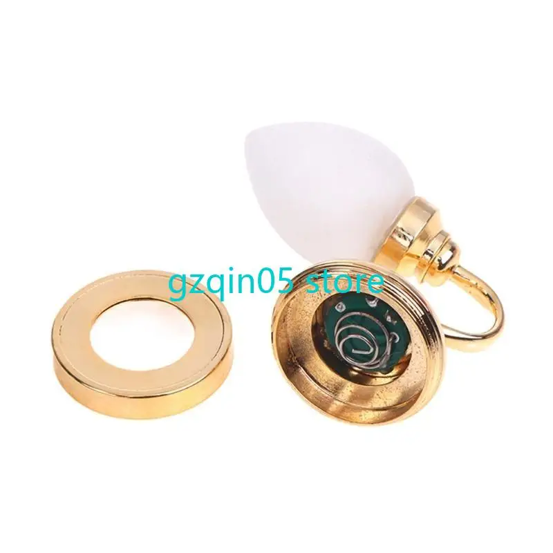 

H055 Elegant 1/12 Dollhouses Wall Light Sconce with Frosted Glass Shade for Warm Lighting of Dollhouses Bedroom Displaying