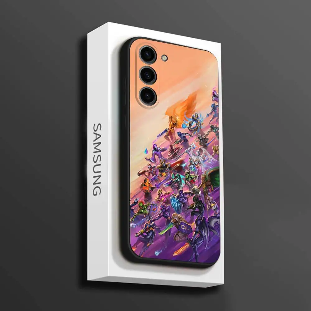 D-Dota-a 2 حافظة هاتف رائعة لهاتف سامسونج جالاكسي A 73,72,51,53,52,71,22,5G,Note,J7,8,9 غطاء أسود ناعم #6