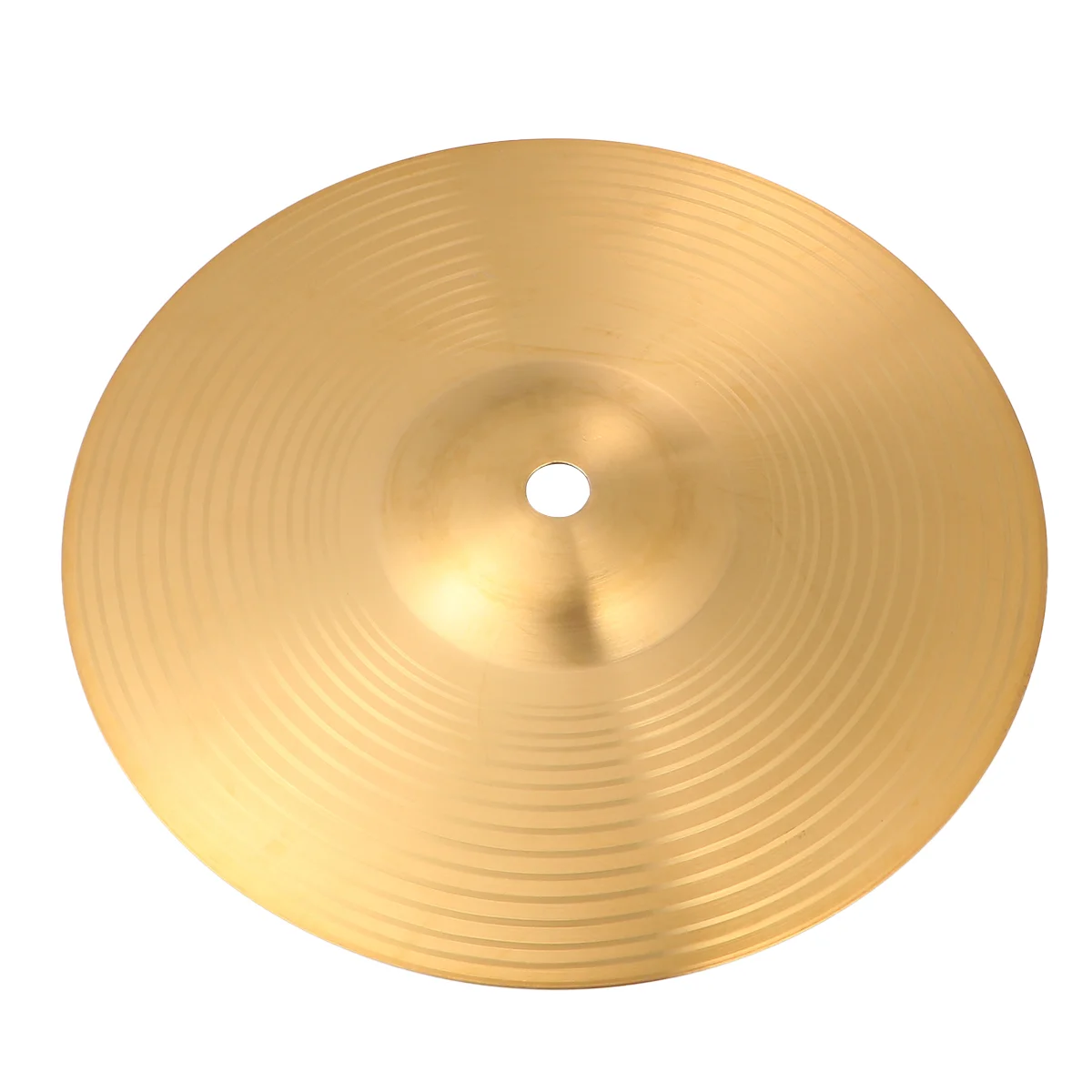 

8 Inch Brass Crash Ride Hi-hat Cymbals Brass Cymbal for Players Beginners Percussion Instrument (Golden)