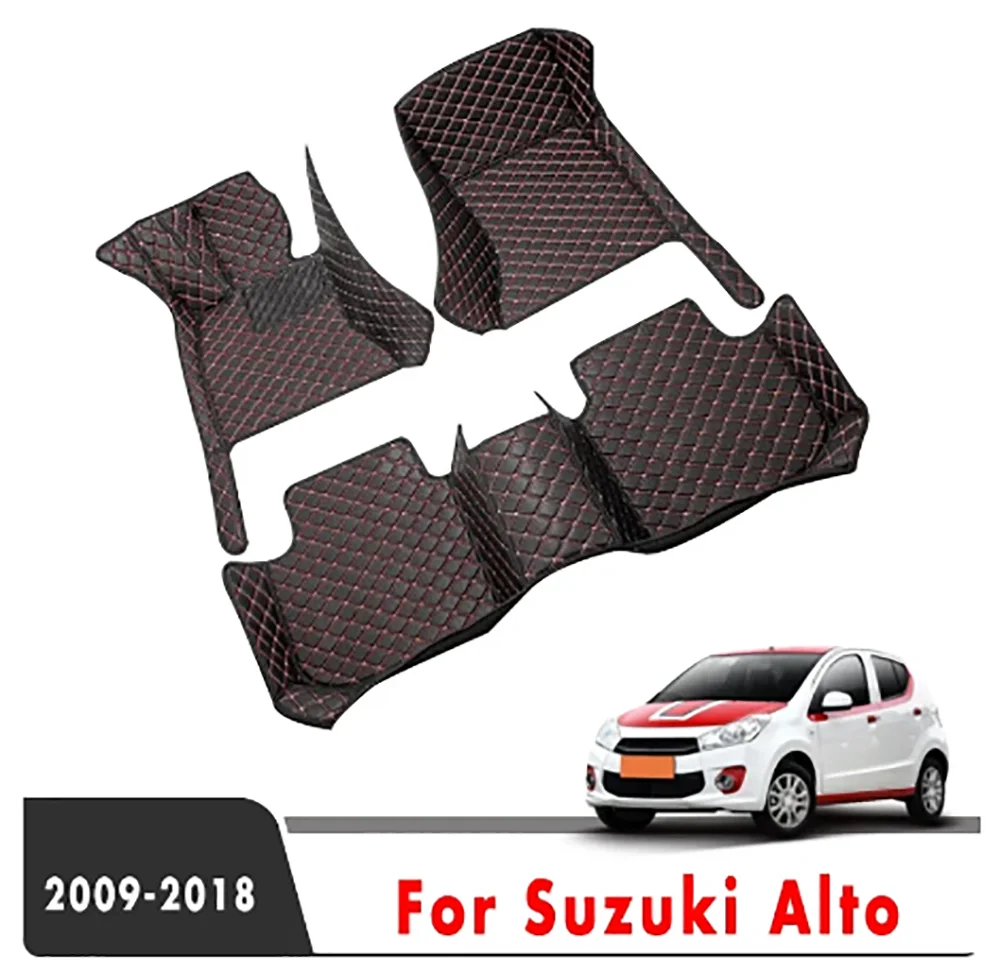 Custom For Suzuki Alto 2018 2017 2016 2015 2014 2013 2012 2011 2010 2009 Auto Foot Pads Automobile Carpets Cover Car Floor Mats