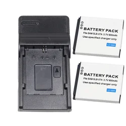 SLB-07A Camera Battery or USB Charger For Samsung PL150 PL151 ST45 ST50 ST500 ST510 ST550 ST560 ST600 TL90 TL100 TL205 TL210