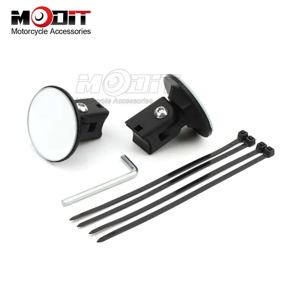 Für 690 125 390 SMCR ENDURO 125 390 Enduro R 2025 KLX 230 250 300 Motorrad Runder Lenker-Rückspiegel Weitwinkel Kleiner Spiegel – Detail 12