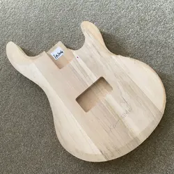 FB304 Solid Basswood Semi Finishing Electric Bass Body Custom Order DIY Replace Bass Parts No Paints