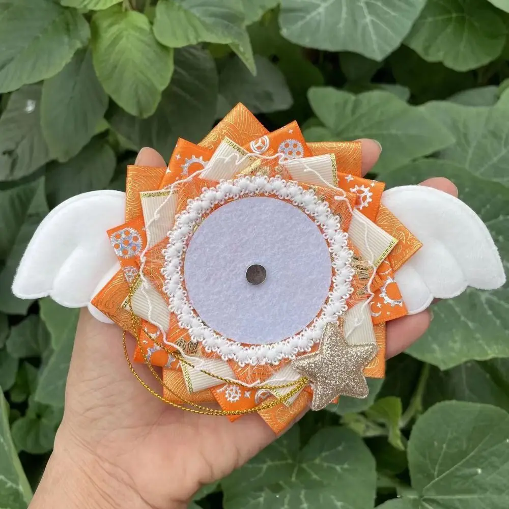

Lace Anime Badge Display Base Flower Wings Brooch Holder Itabag Decor Crafts Bow Decoration Colorful Badges Pins Tray