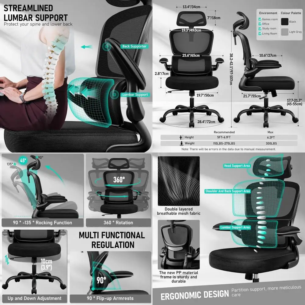 Ergonomic High Back… - image