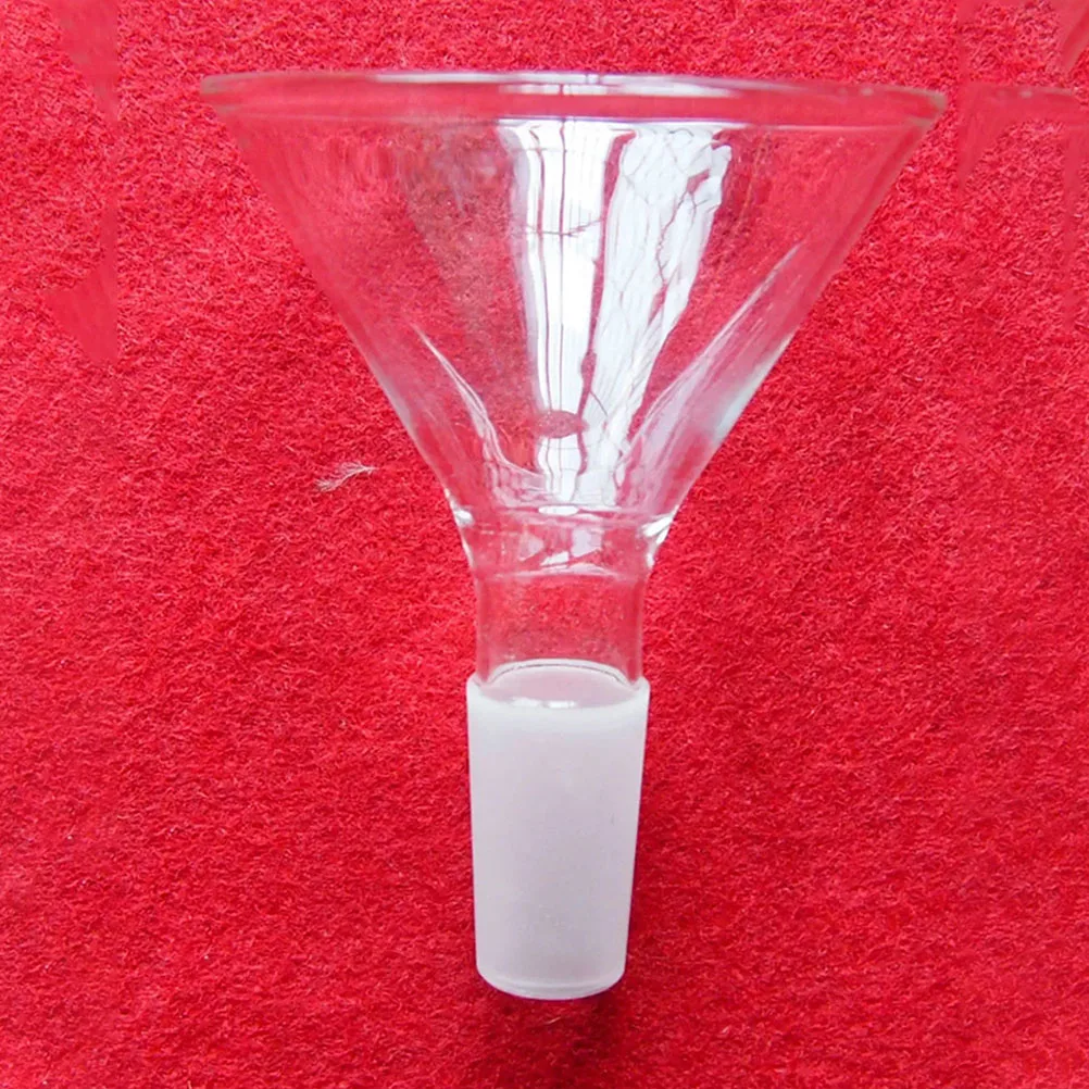 

1Pcs Glass Feeding Funnel Heat Resistant High Visibility for Chemistry Experiments Analytical Labs Equipment