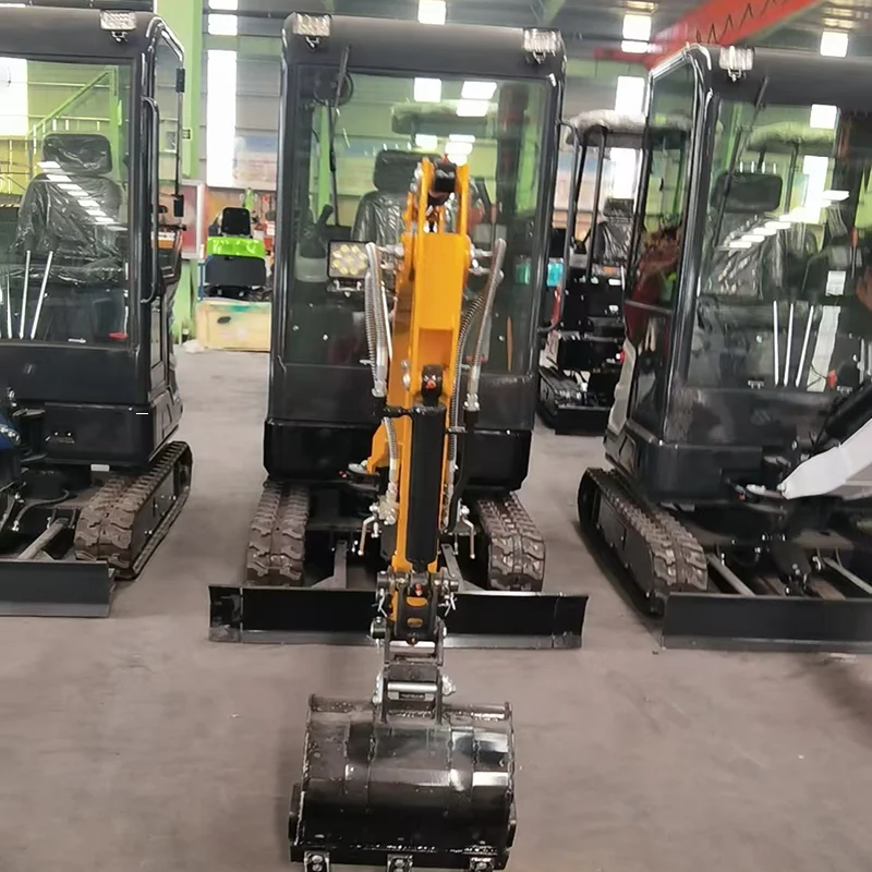 

Customized Mini Excavators 1.8 ton Mini Hydraulic Agricultural Digger for Garden Farm 1800kg with Crawler Door to Door