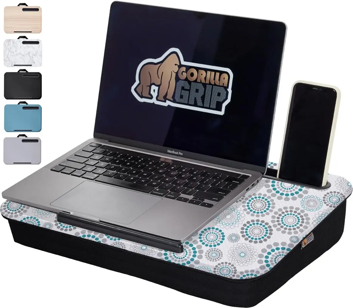 Portable Laptop Lap Desk with Phone Holder