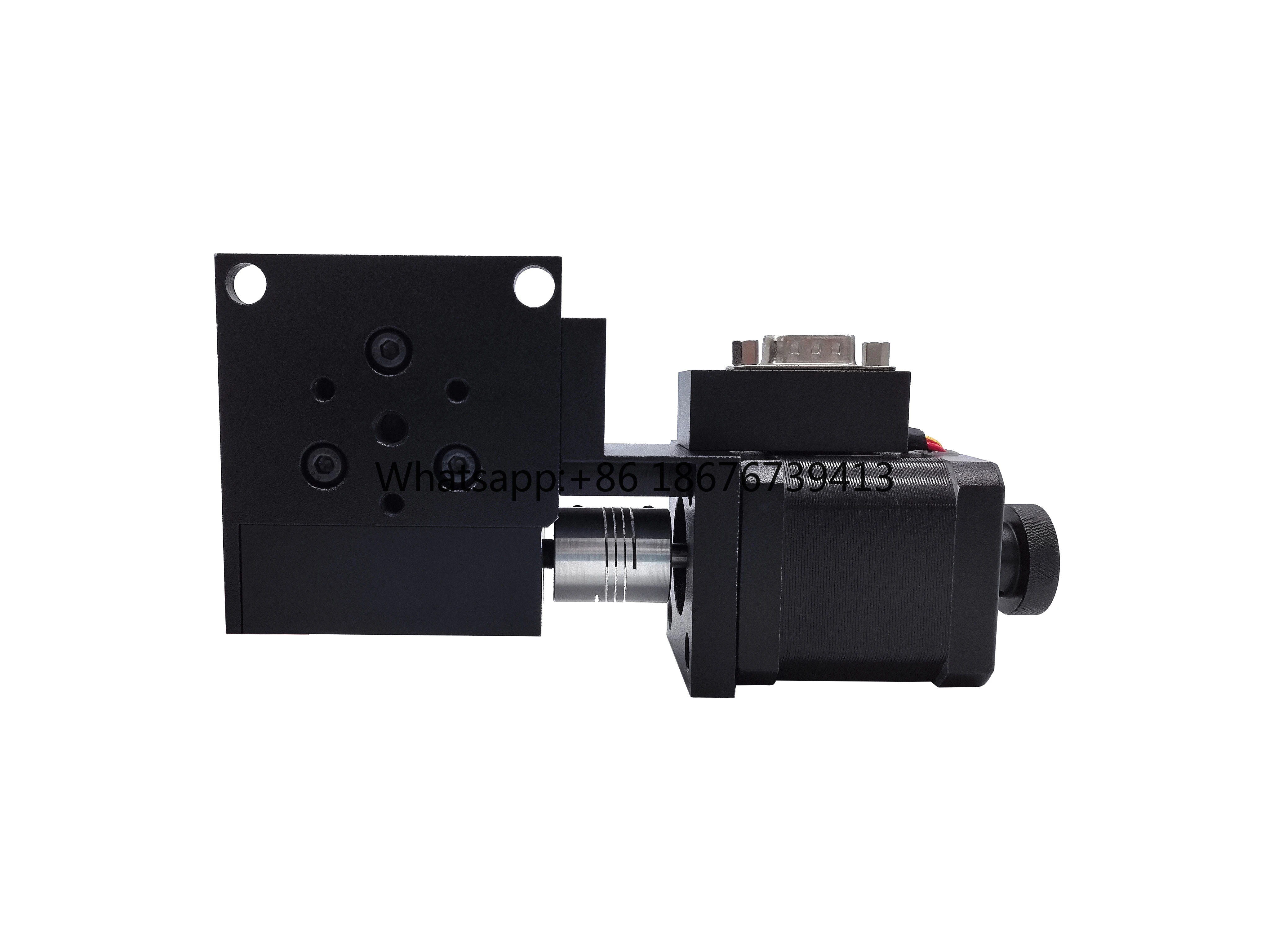 Customizable OEM High-Precision Worm Gear Bearings Motorized Rotary Stage Metal 220V