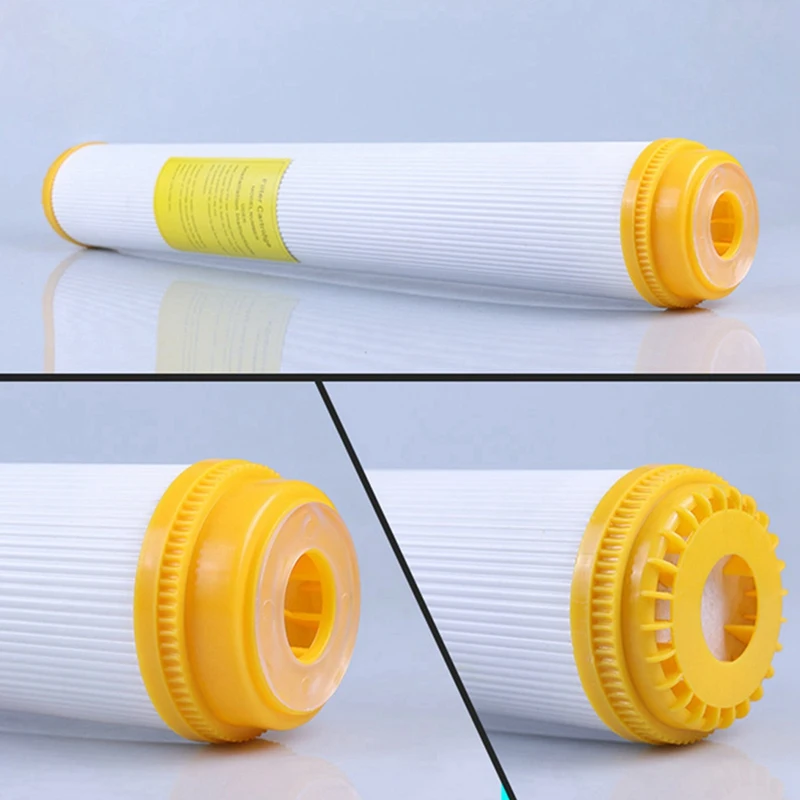 2PCS 20 Inch Resin Filter Cartridge Softened Pure Water Ion Exchange Removes Descaling/Alkaline Water Purifier System