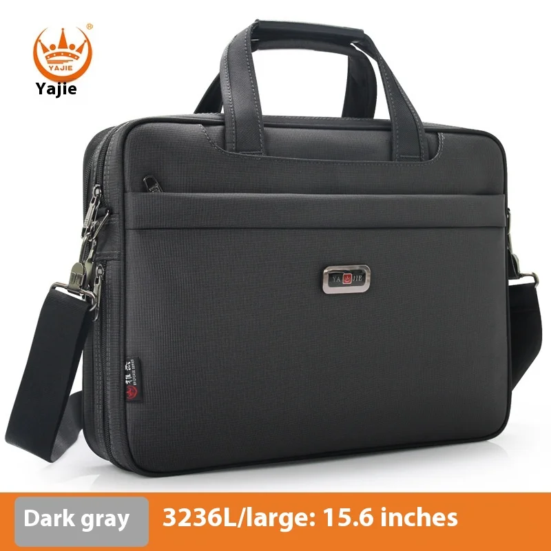 Large Capacity Briefcase Bag Men Business Bag 15.6 14 inch Laptop Bag Shoulder Bags Canvas Handbags Messenger Work Tote Bags