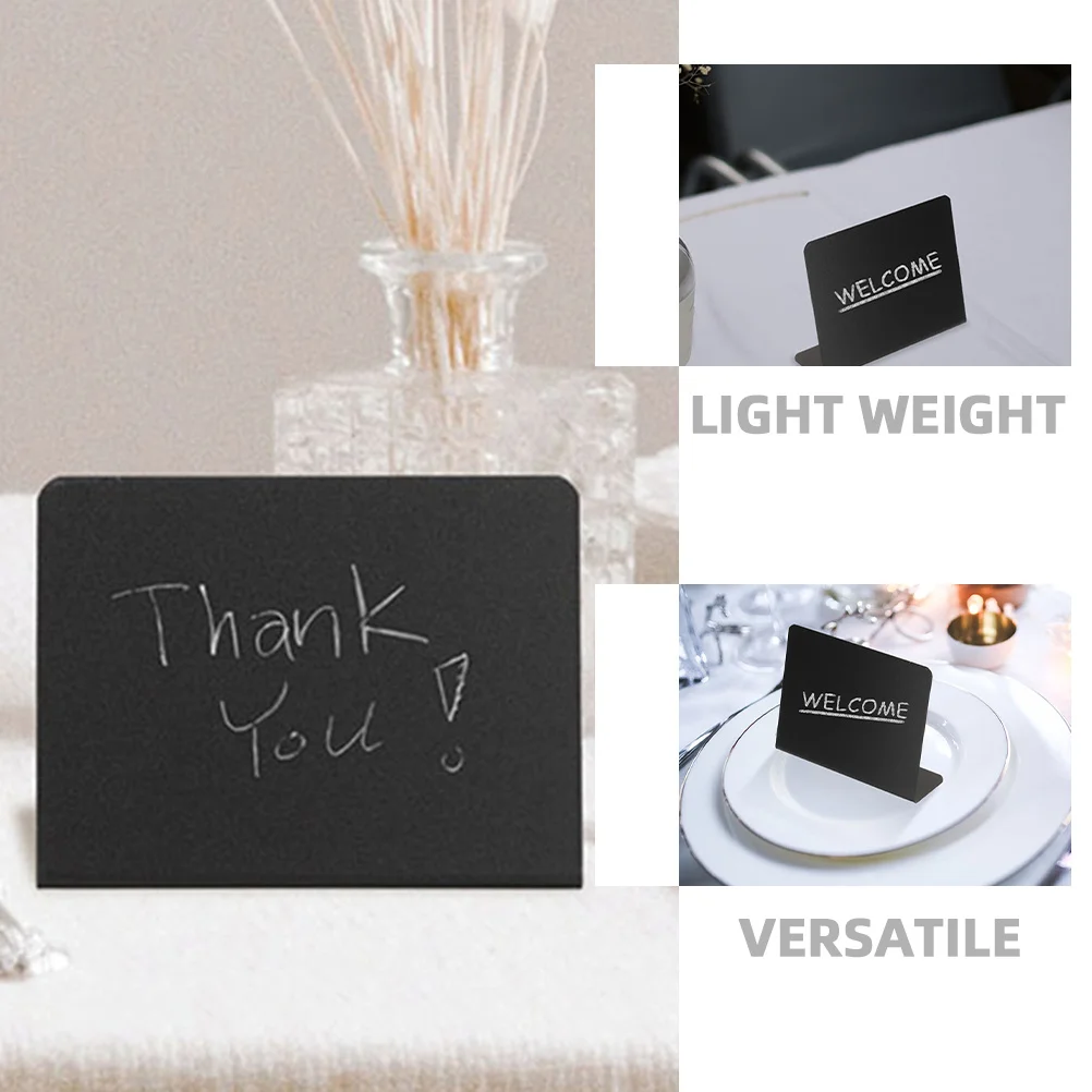 5 Pcs Table Number Plate Buffet Chalkboards Signs Mini Signs. Menu Display Food