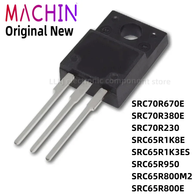 1pcs SRC70R670E SRC70R380E SRC70R230 SRC65R1K8E SRC65R1K3ES SRC65R950 SRC65R800M2 SRC65R800E TO-220F MOS FET TO220F.