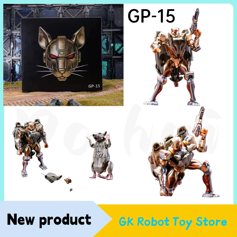 

[IN STOCK SOON] GP-15 Mouse Warrior MPG-15K Version BW Super Warrior Transformation Toy Collection Gift