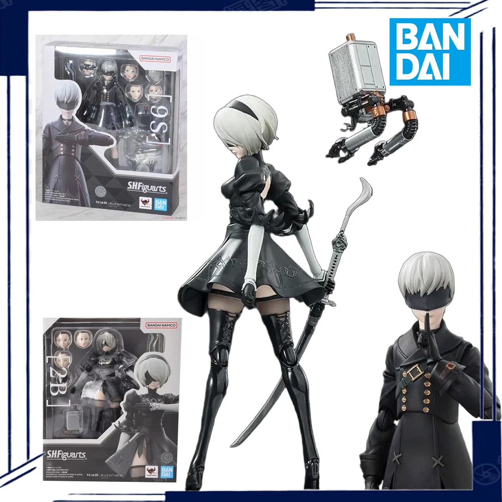 

Фигурки NieR Automata Ver1.1a SHFiguarts 2B 9S - Оригинальные коллекционные модели персонажей аниме от Bandai