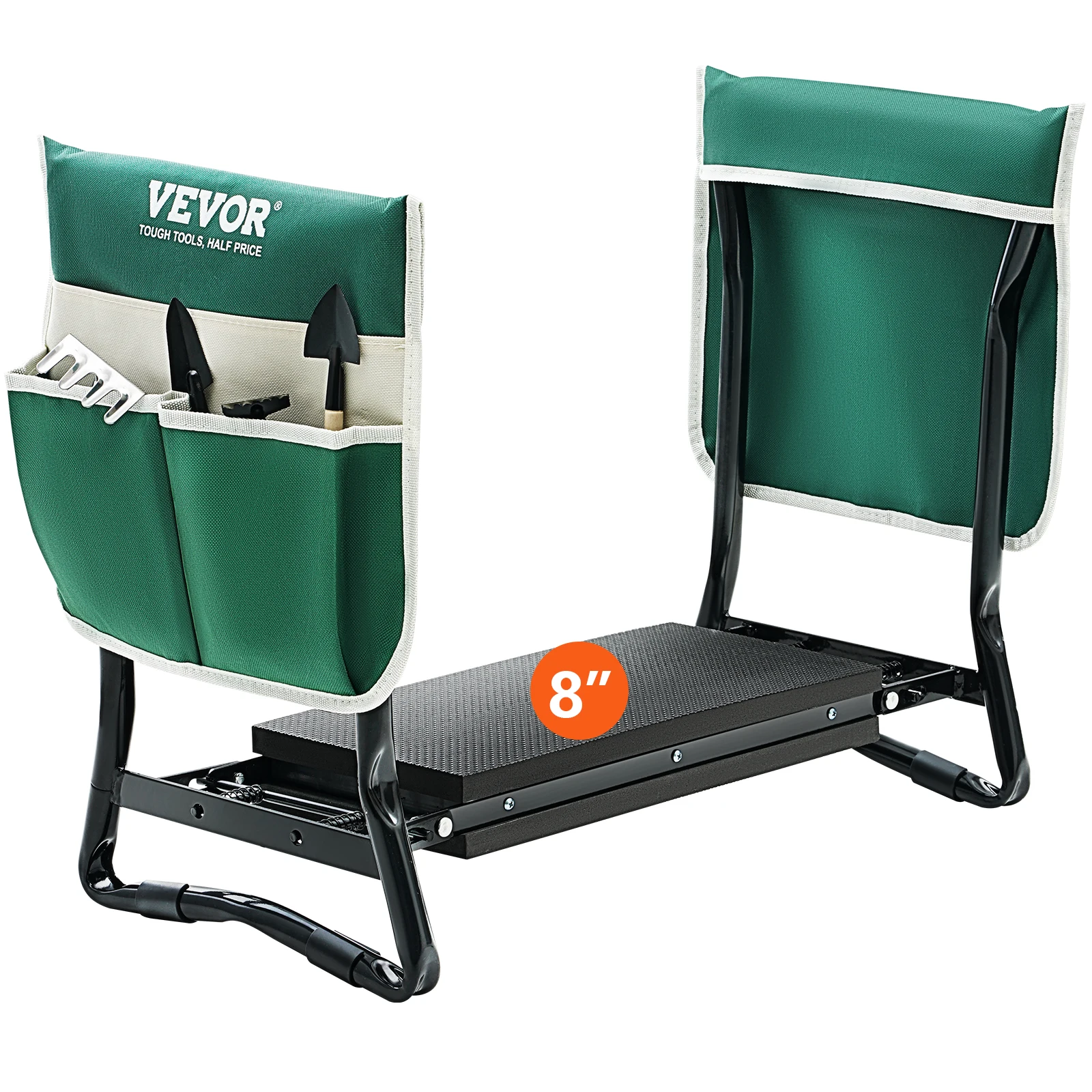 VEVOR Garden Kneeler and Seat, 330 lbs Load Capacity, 8