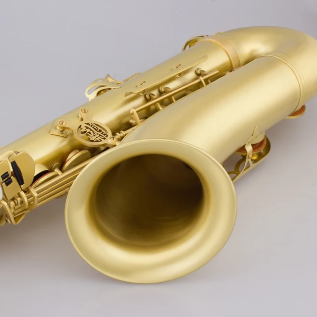 

Yellow Brass Lacquered Vintage Color BB Tone Professional Tenor Saxophone Woodwind Instrument For For Sale