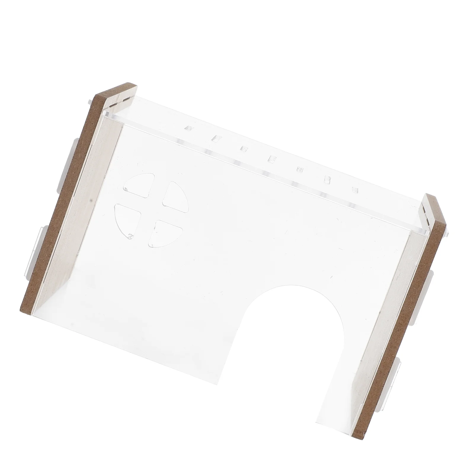 

Small Pet Hiding Place Acrylic Hide for Hamster Clear Hamster Hide Indoor Hamster Hide Hamster Hide Platform Acrylic Hamster Hid