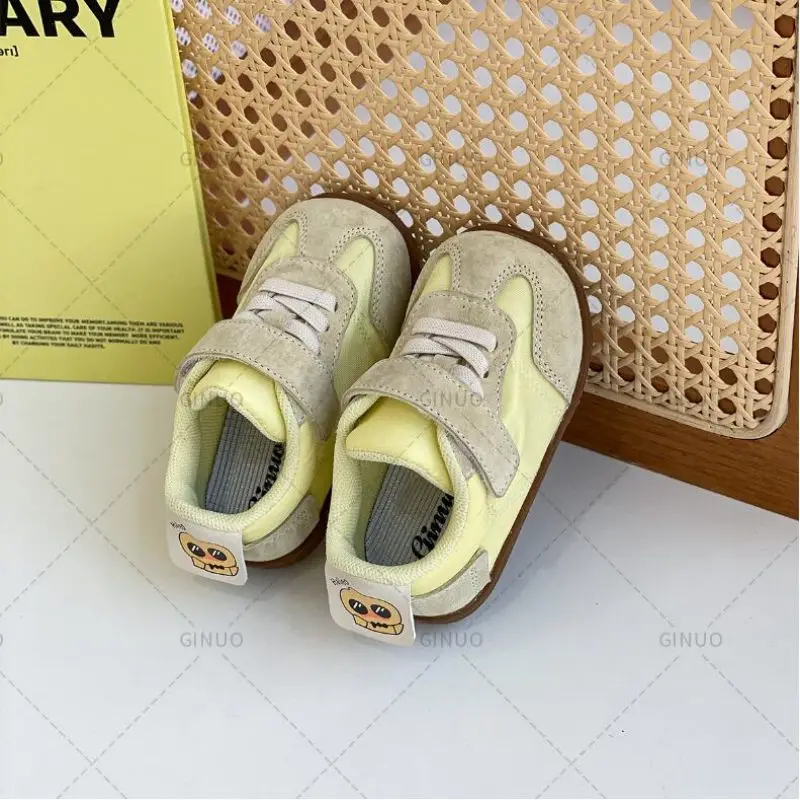 Baby Boy Girl Sport Training Shoes Infant Toddler Child Sneakers Soft Flat Waterproof Kid Lace Up Shoes Casual Chaussure Enfant