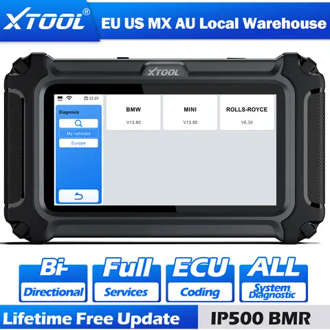 XTOOL InPlus IP500 For BMW Lifetime Free Update Bidirectional Scanner ECU Coding All System Car Diagnostic Tools Full Resets