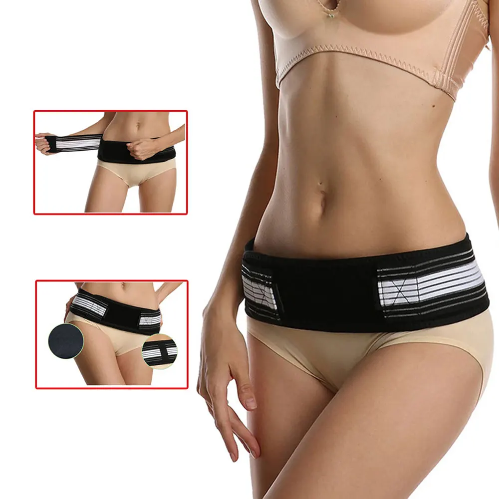 Sacroiliac Si Joint Hip Belt Lower Back Support-Hip Braces for Hip Pain Pelvic Support Belt Sciatica Pelvis Lumbar Pain Relief