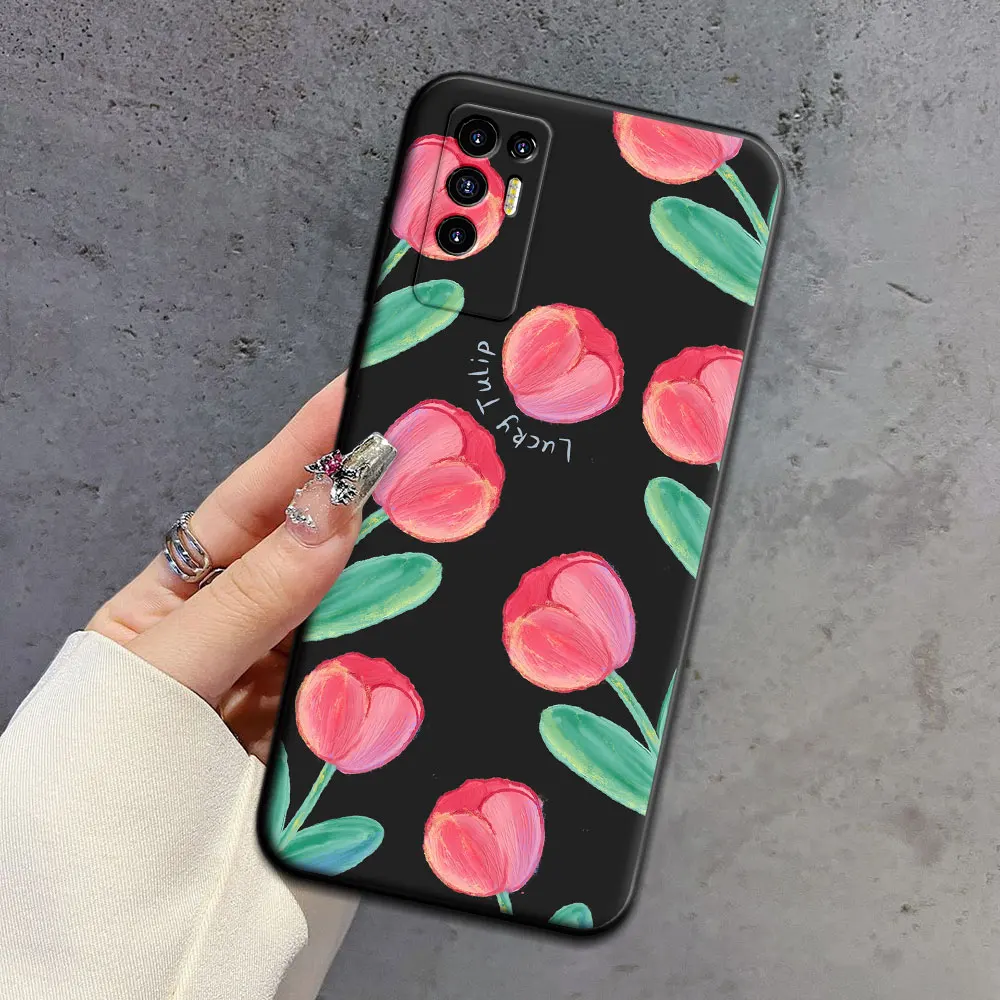 For Tecno Pova 2 / Pova 3 4G/ Pova4 Pro Case Cartoon Soft Silicone TPU Astronaut Pattern Phone Case For Techno Pova5 Back Cover