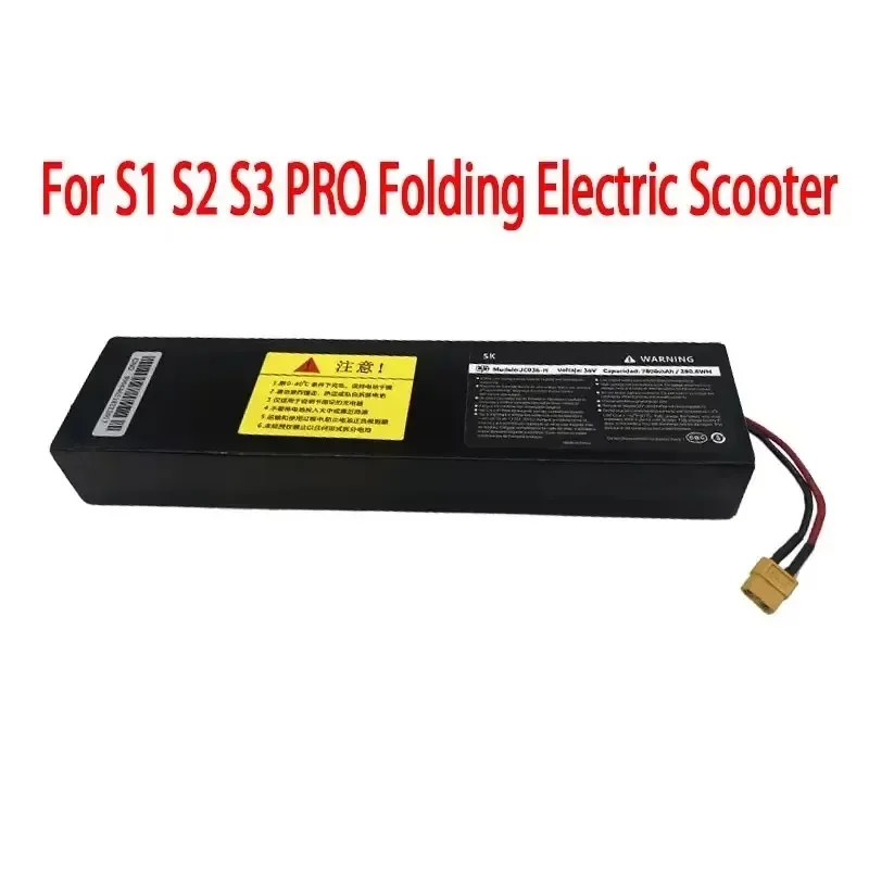 

For Electric Scooter Battery KugooS1, S2, S3/S3 Pro 7.8Ah (36V)Lithium Ion Battery 10S3P