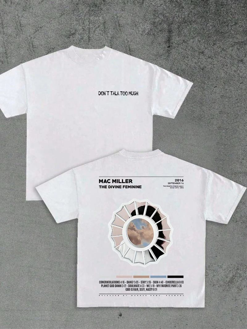 Double-sided printed T-shirt with 
