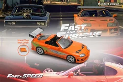 **Pre-Order**  Fast Speed FS 1:64 Supra Targa A80 Bomex FNF Orange limited999 Diecast Model Car