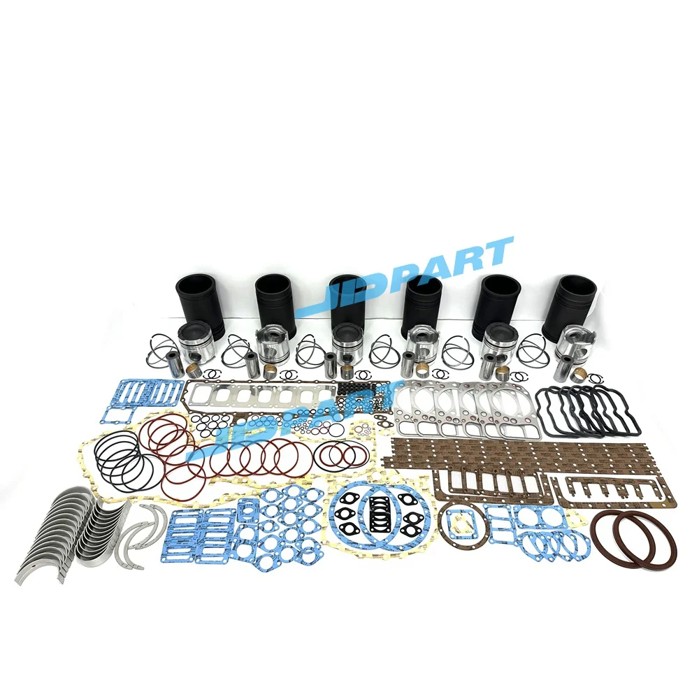 Cylinder Liner Kit With Gasket Set Bearing For Mitsubishi S6A2 Engine Parts