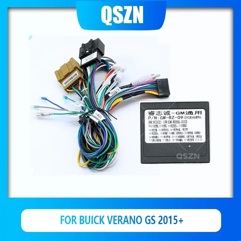 

QSZN Android Canbus Box GM-RZ-09 For 2015+ BUICK Verano GS 16 PIN Harness Wiring Power Cables Car Radio Multimedia Player 2 DIN