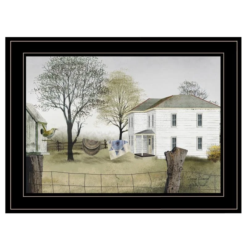 

Spring Cleaning Framed Print, Black Frame, Ready to Hang