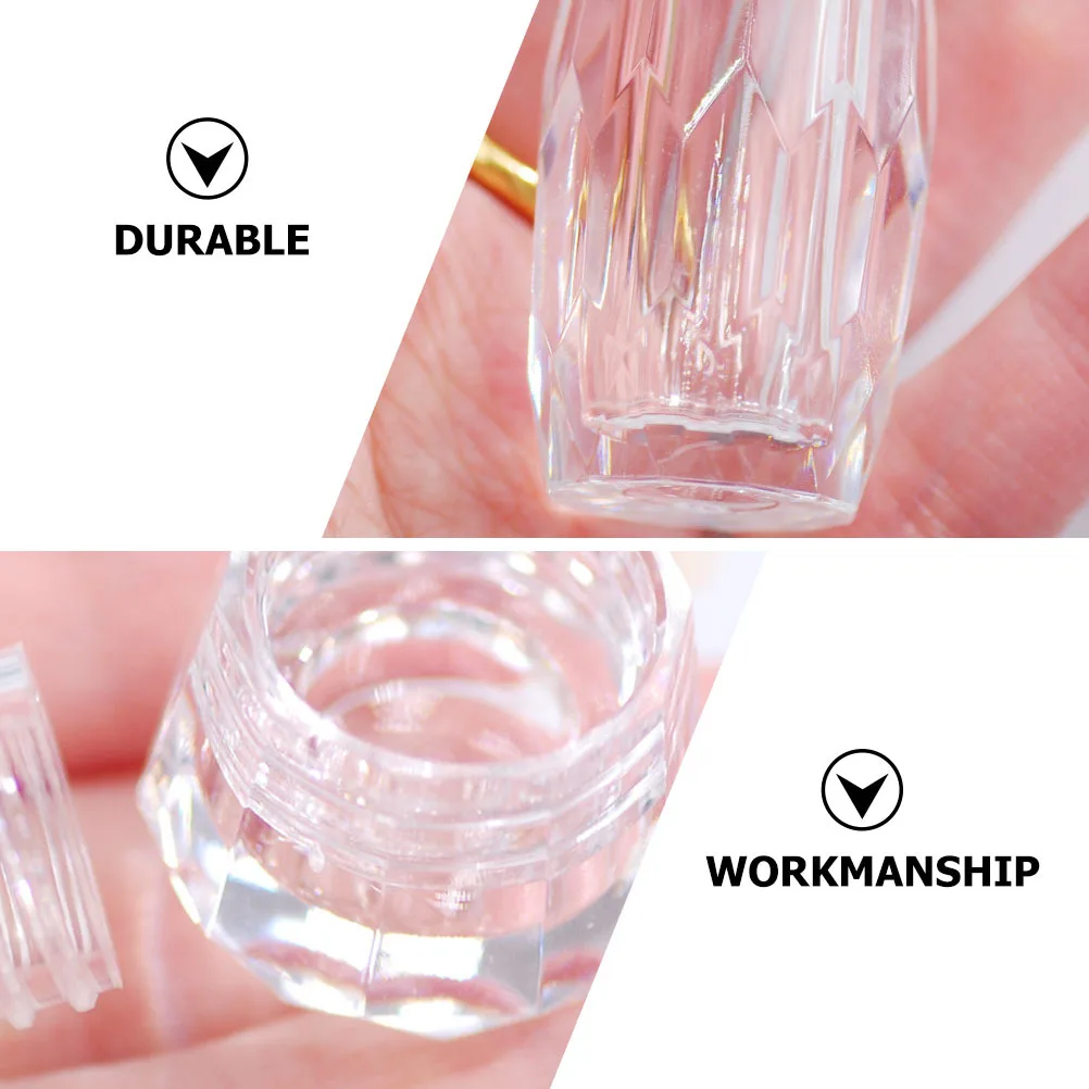 

8pcs Mini Travel Empty Bottles Portable Makeup Storage Containers Leak-Proof Sample Cream Dispenser For Lotion Serum Powder