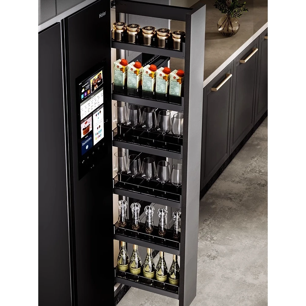 

The pull basket is non-standard, high and deep, extremely narrow, and the side pull basket is embedded