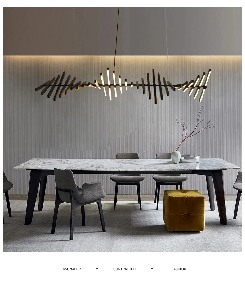 

European modern style luxury LED pendant light living room dining room pendant light open kitchen pendant light YX910TB