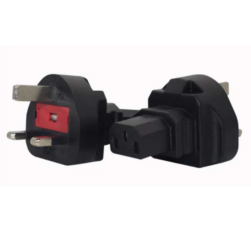 1 peça preto ue 4.0/4.8mm austrália grã-bretanha eua canadá méxico 5-15p 6-15p para c13 c15 macho para fêmea conversor de tomada de alimentação