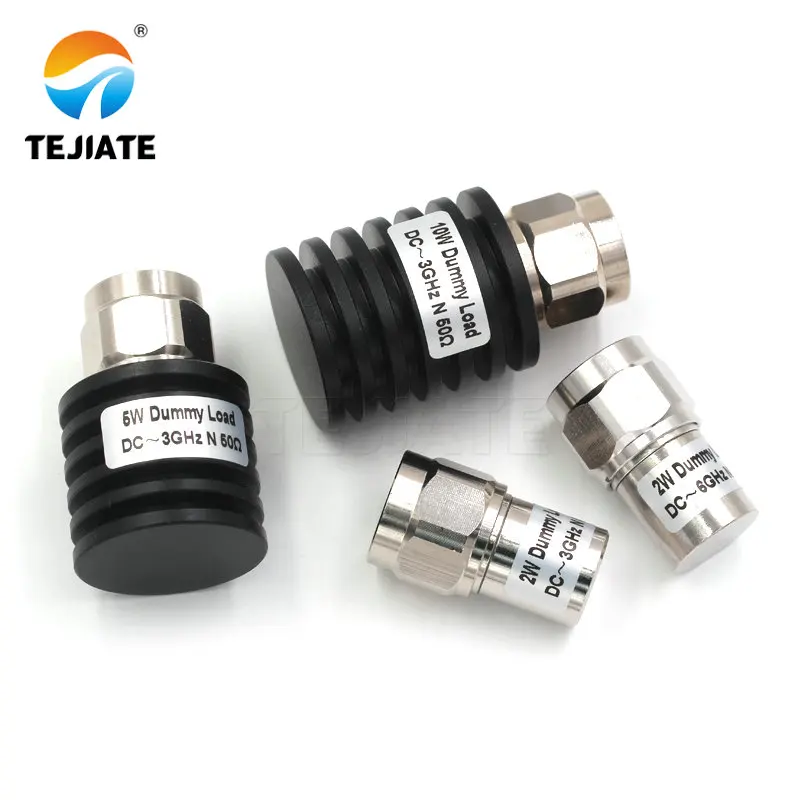1 szt. Obciążenie typu N DC-3G/6G 50 Ohm 2W 5W 10W Connecoter RF koncentryczny dopasowany adapter testowy terminala obciążenia