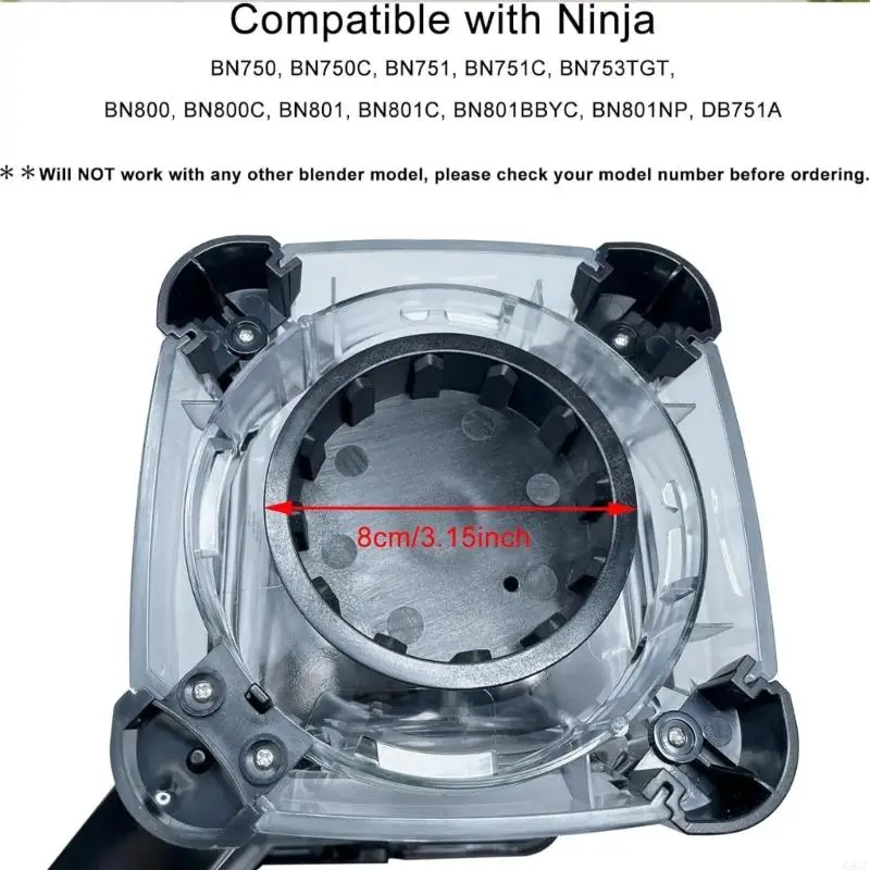 G8TC เครื่องปั่นเปลี่ยน 72oz เหยือก Jar ฐานด้านล่างเครื่องปั่นใบมีดคลัทช์และไดรฟ์สำหรับ BL660/BN750 /BL610