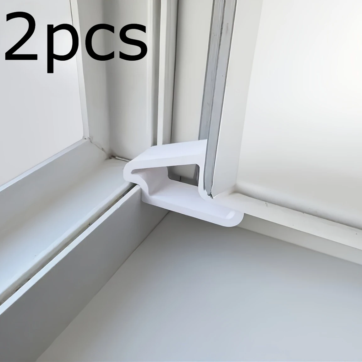 1/2/3 Stück Fensterstopper – langlebiger Kunststoff-Türstopper mit einfach zu installierendem Design, verhindert ein Verrutschen, sicherer Halt für Zuhause und Büro
