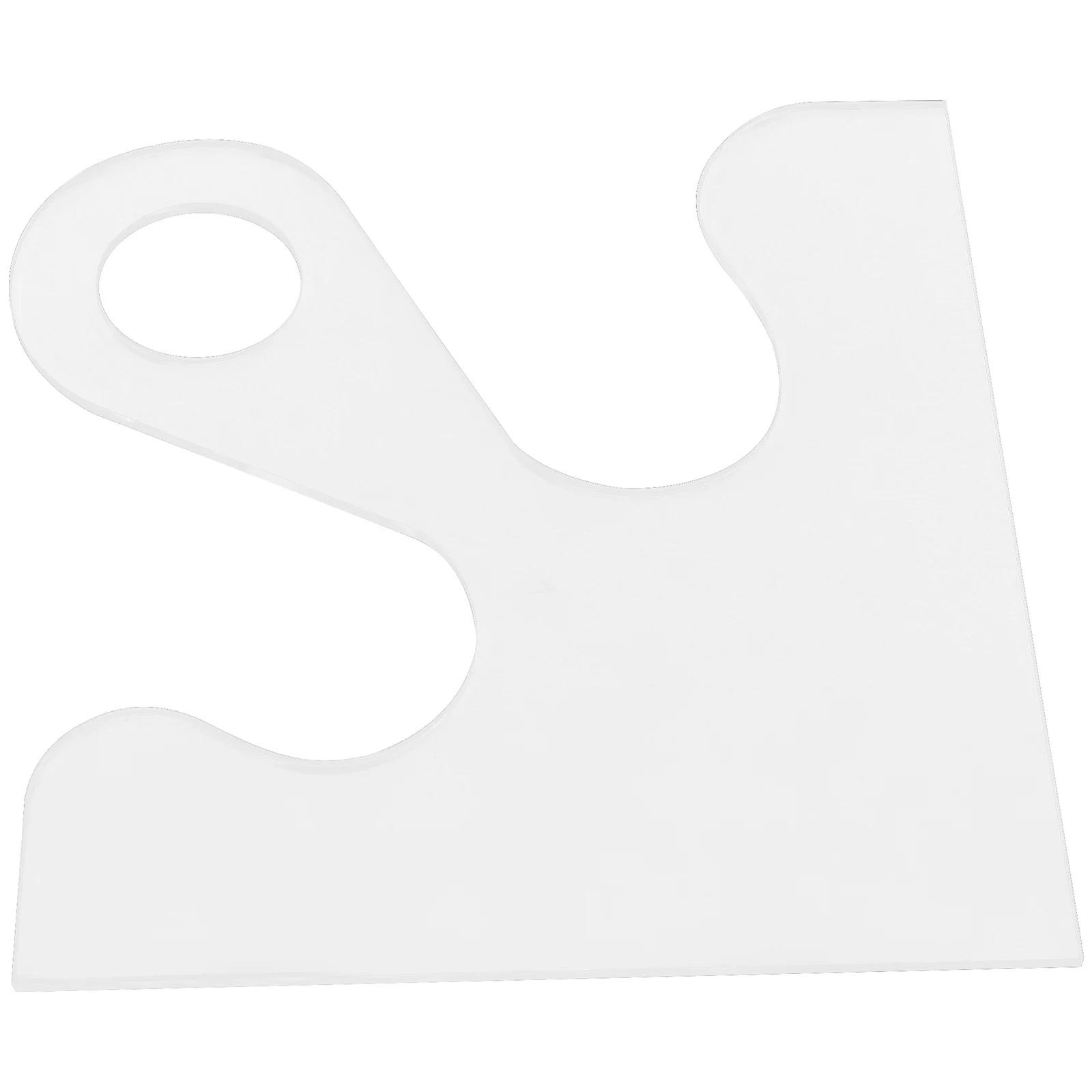 

Cutting Board Template Acrylic Handle Design for Woodworking Charcuterie Router Templates Lightweight Easy Storage Transport