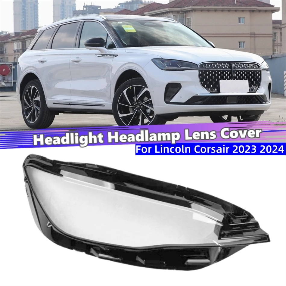 

Для Lincoln Corsair 2023 2024, автомобильные аксессуары, абажур, крышка фары, крышка автомобиля, передняя фара, крышка объектива, корпус