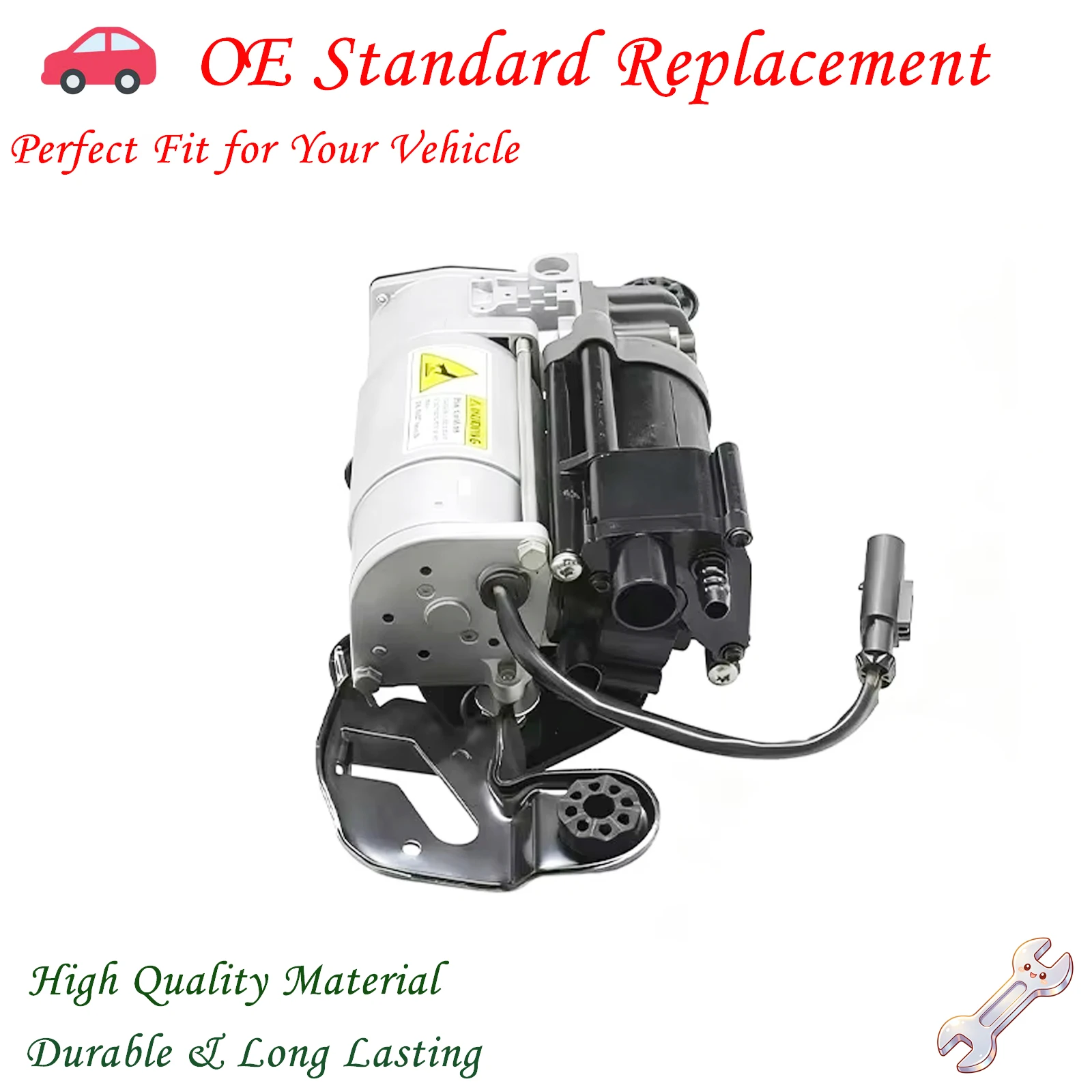 

Air suspension compressor pump with bracket, car parts,suitable for BMW X5 F15 F85 2010–2016 37206875177 37206868998 37206850555
