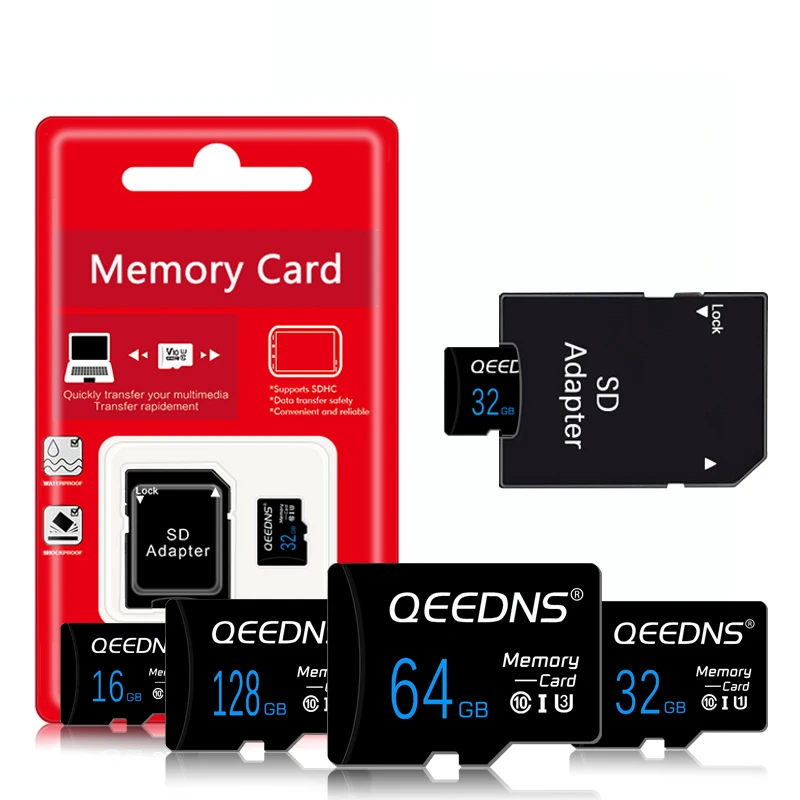 Pendrive 512GB 256GB Mini SD Memory Card 128GB 64GB U3 Micro TF SD Card High Speed 8GB 16GB 32GB Flash SD TF Card For Phone