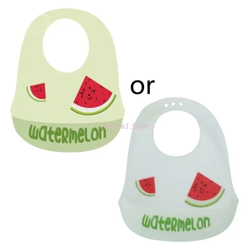 

Y1UB детский нагрудник для кормления малышей с рисунком из мультфильма, силиконовый нагрудник для младенцев 0-36 месяцев, для с