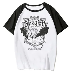 Fourth Wing t-shirts women Japanese anime comic t shirt girl anime clothes
