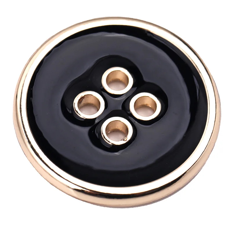 10pcs 4-holes Elegant Metal Buttons For Clothing Shirts Blouse DIY Sewing Accessories 10/15/20mm High Quality Buttons Wholesale view 5
