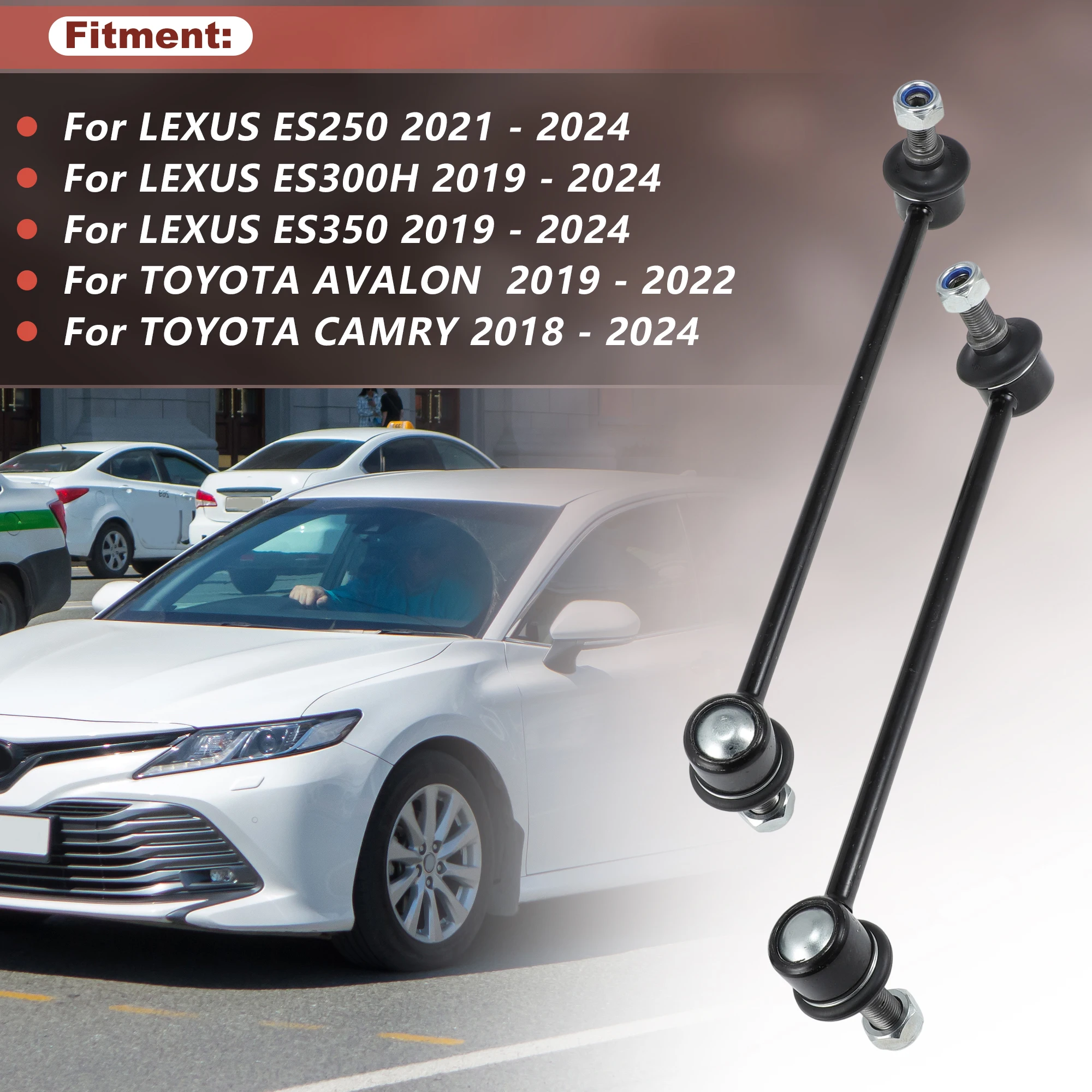 

Тяги переднего стабилизатора UXCELL K750913 для Toyota Camry Avalon 2019-2024, для Lexus ES250