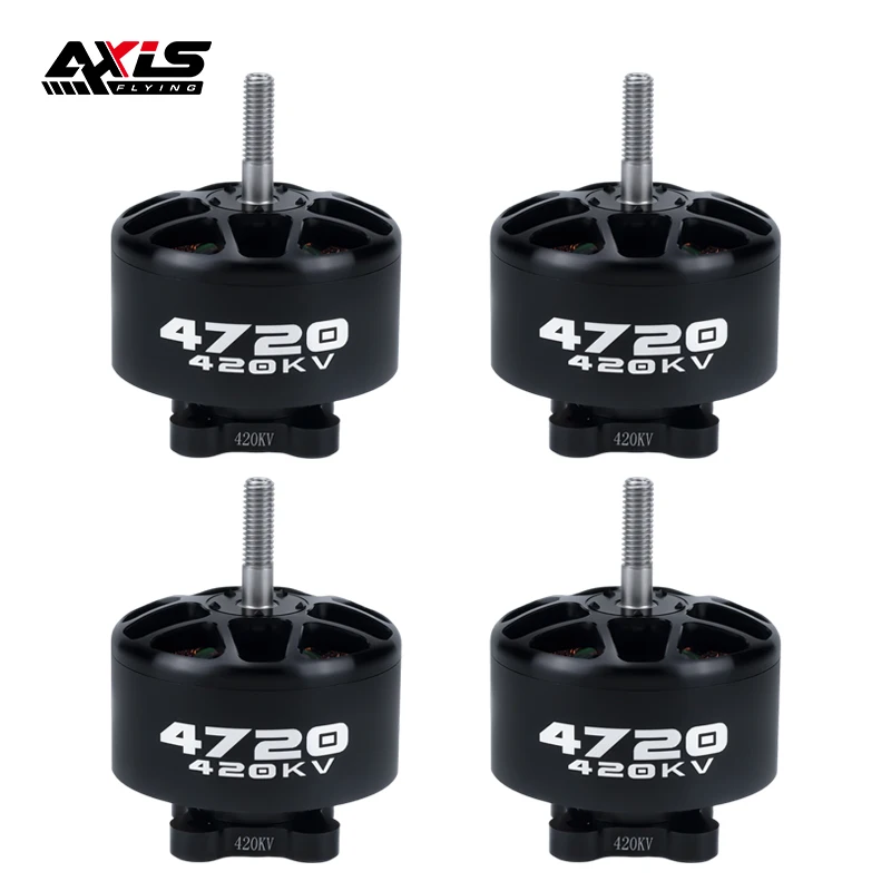 Axisflying 4720 Brushless Motor 420KV 6-8S for 13inch/15inch FPV Long Range Drone DIY Part- New Launch Large FPV Motor